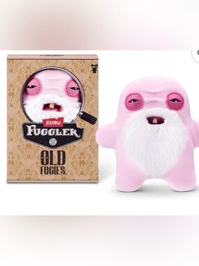 Fuggler Old Fogies 9 inch (Oogah Boogah), Funny Ugly Monster Stuffed Animal Toy